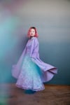 Holly Stalder Lavender Denim Swing Coat 