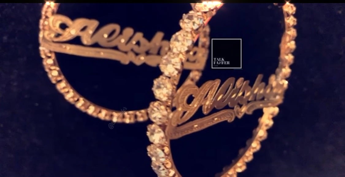 Image of “RICCH GIRL” Diamond Hoops