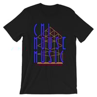 Image 2 of  Men's CHI House Music Tee - available in black, white, or heather grey