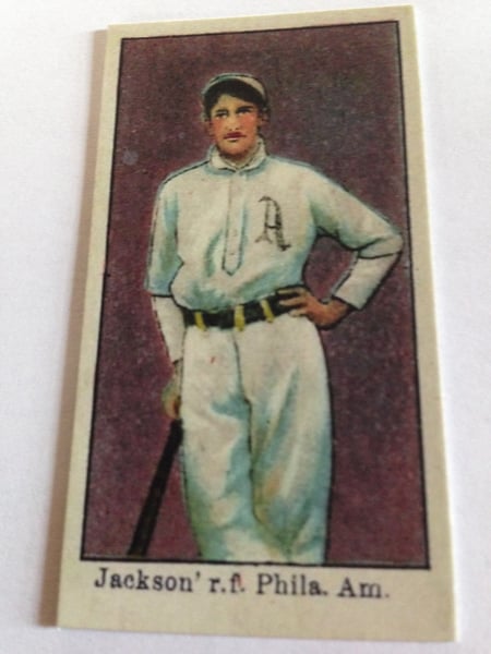 Image of 1909 E90-1 American Caramel Rookie Card reprint
