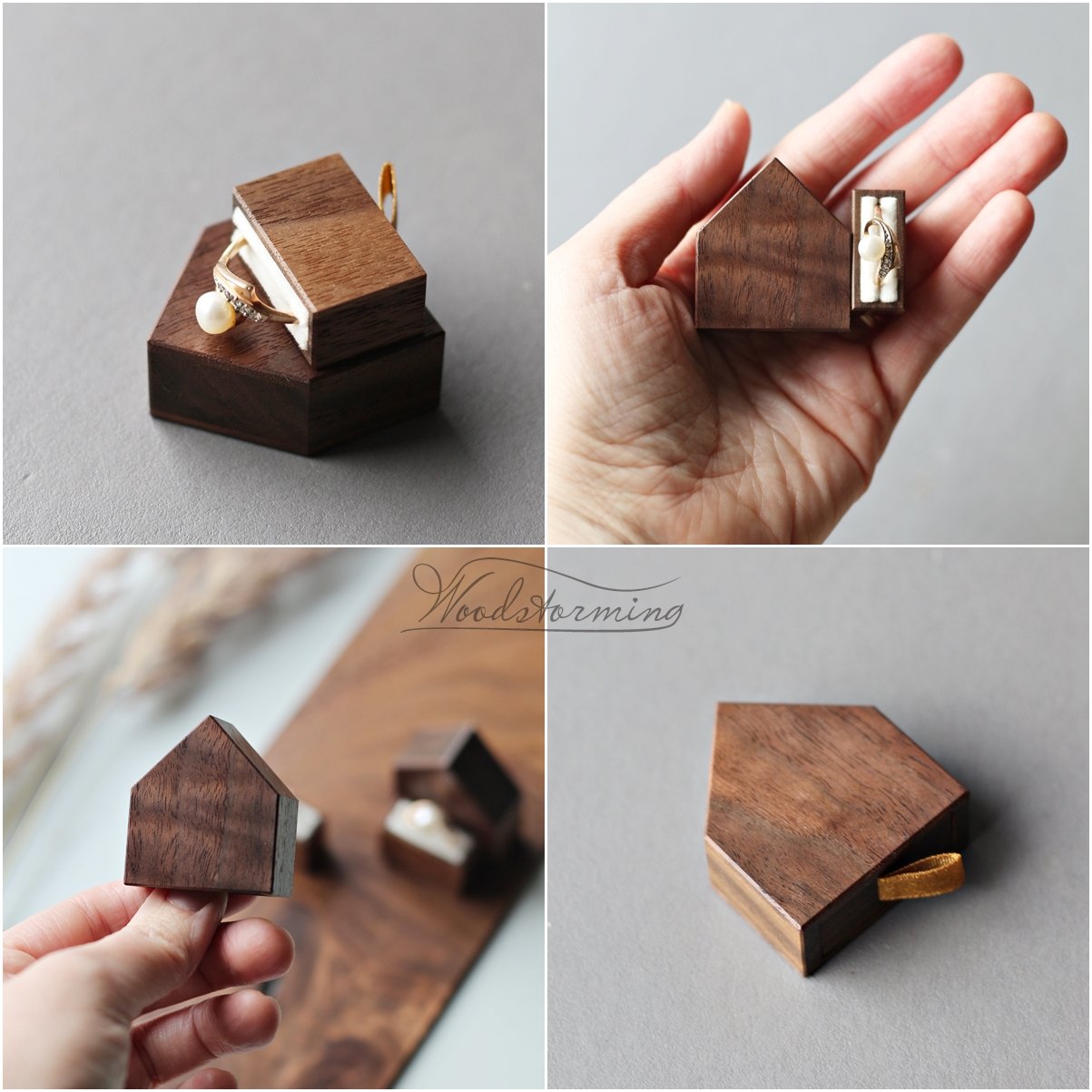 tiny wooden box