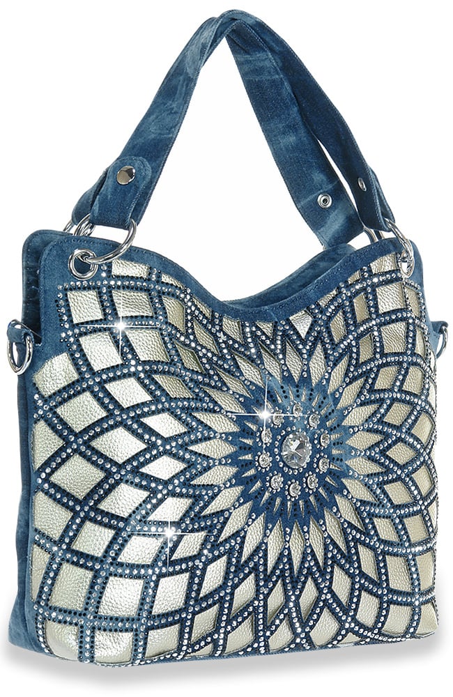 Image of Sparkling Denim Purse