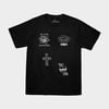 OSA "FLASH SHEET" TEES - BLACK