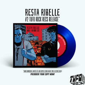 Image of "RESTA RIBELLE" 7" - Electric Blue Vinyl