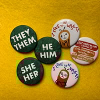 Image 3 of Pronoun Buttons