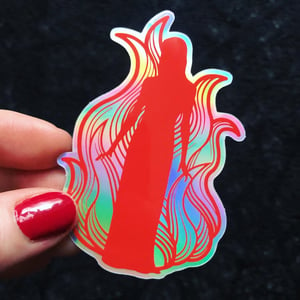 Image of PROM QUEEN ‘76 Holographic Sticker