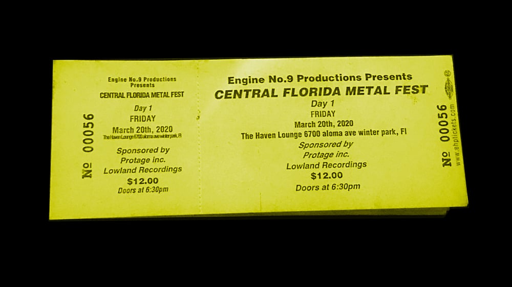 Image of Central Florida Metal Fest DAY ONE Ticket