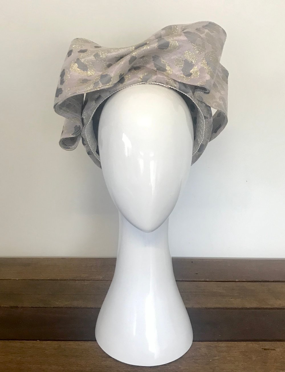 Image of Pink Leopard Jackie O Pillbox