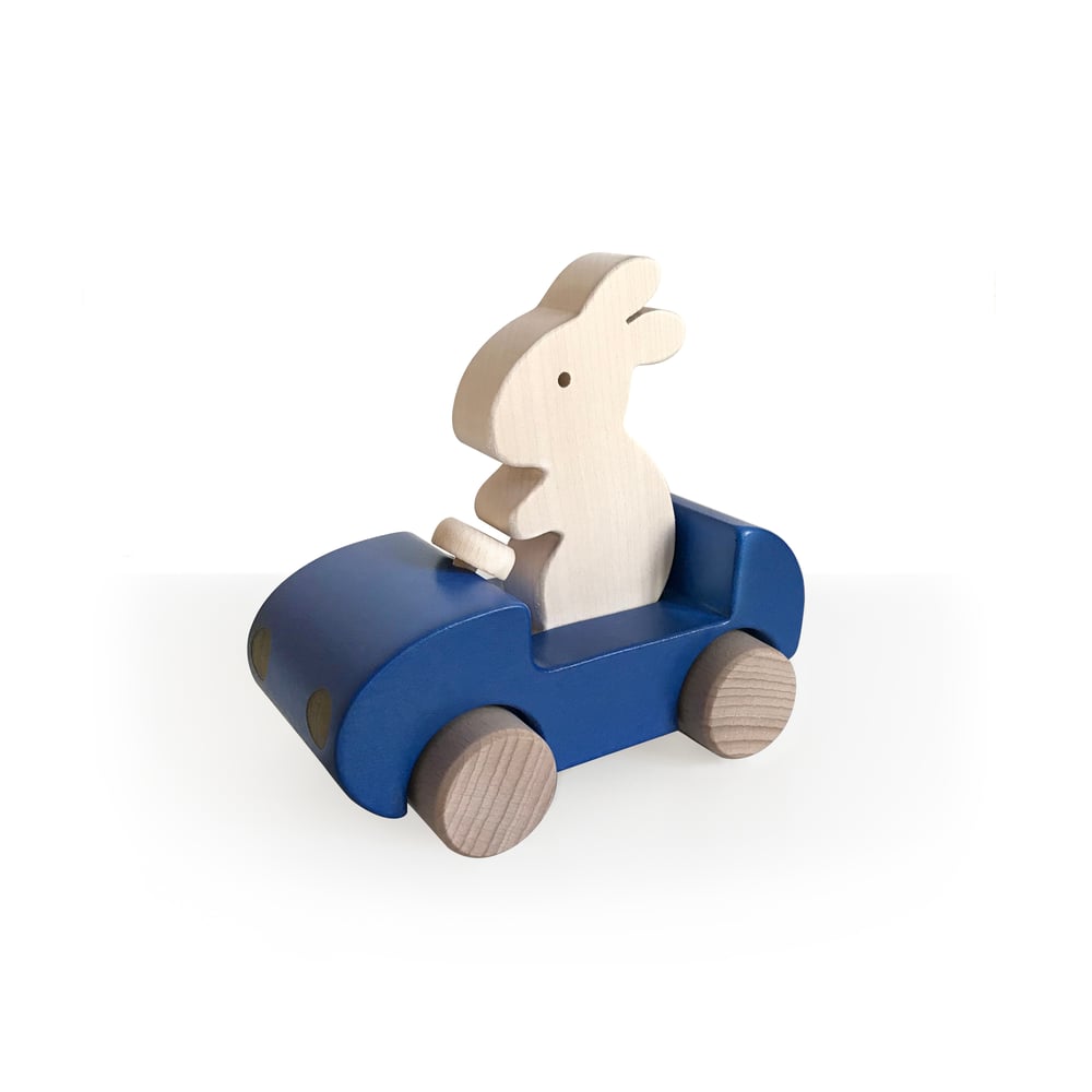 Image of Bunny Car Bleu