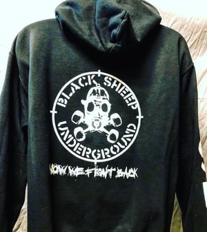 Image of Now We Fight Back Black Hooded Sweatshirt