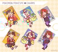 Pokemon/Pokespe GSC 3" Charms 