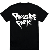 Pressure Pack Black On White T-Shirt