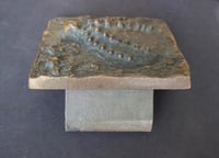Image 3 of Bronze Door Handle with Organic Design