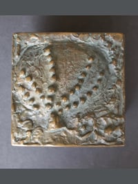 Image 1 of Bronze Door Handle with Organic Design