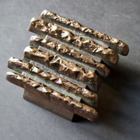 Image 2 of Brutalist Bronze Door Handle, Mid-20th Century