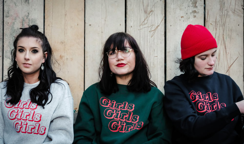 Image of 'GIRLS GIRLS GIRLS' Sweatshirt in GREEN