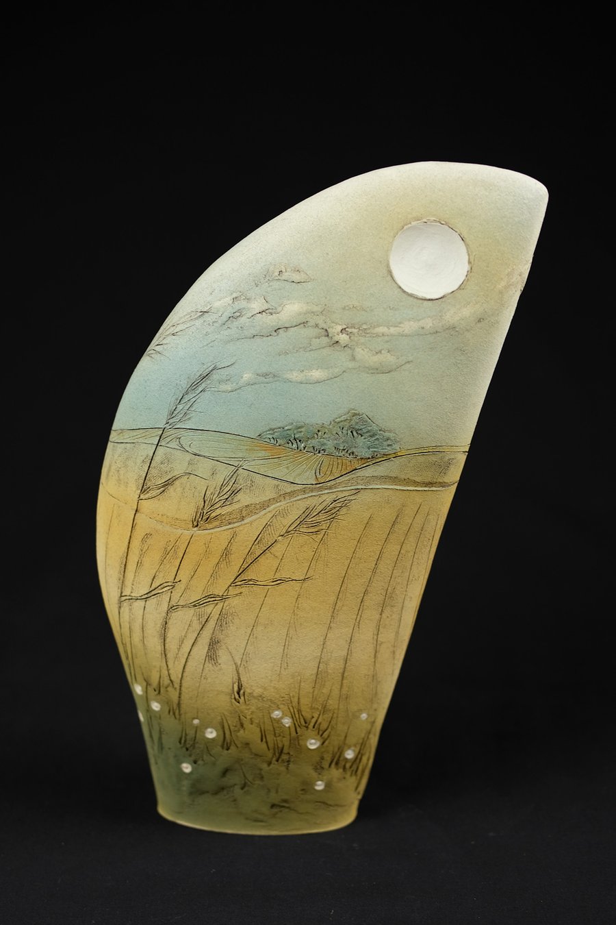 Image of JAN MAYLE 'SUFFOLK SUMMERS EVE' CERAMIC SCULPTURE