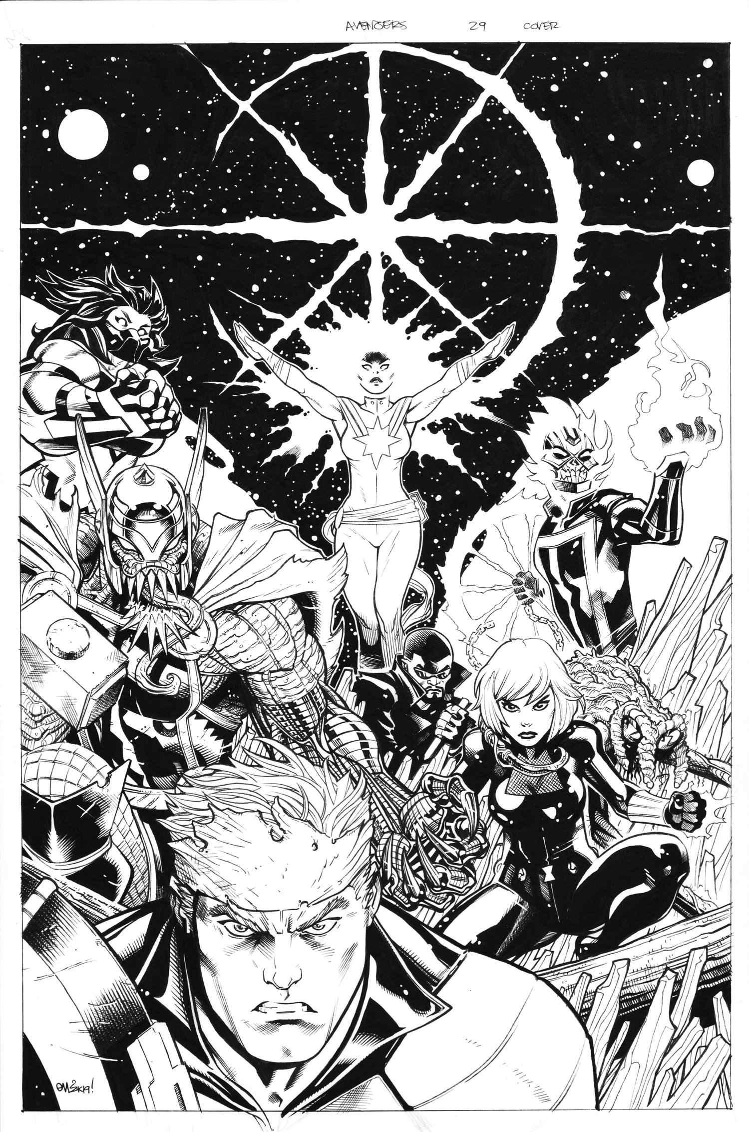 Avengers 29 Cover Art | Ed McGuinness Art