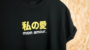 Image of Mon amour. Black/Yellow By FCKRS® 