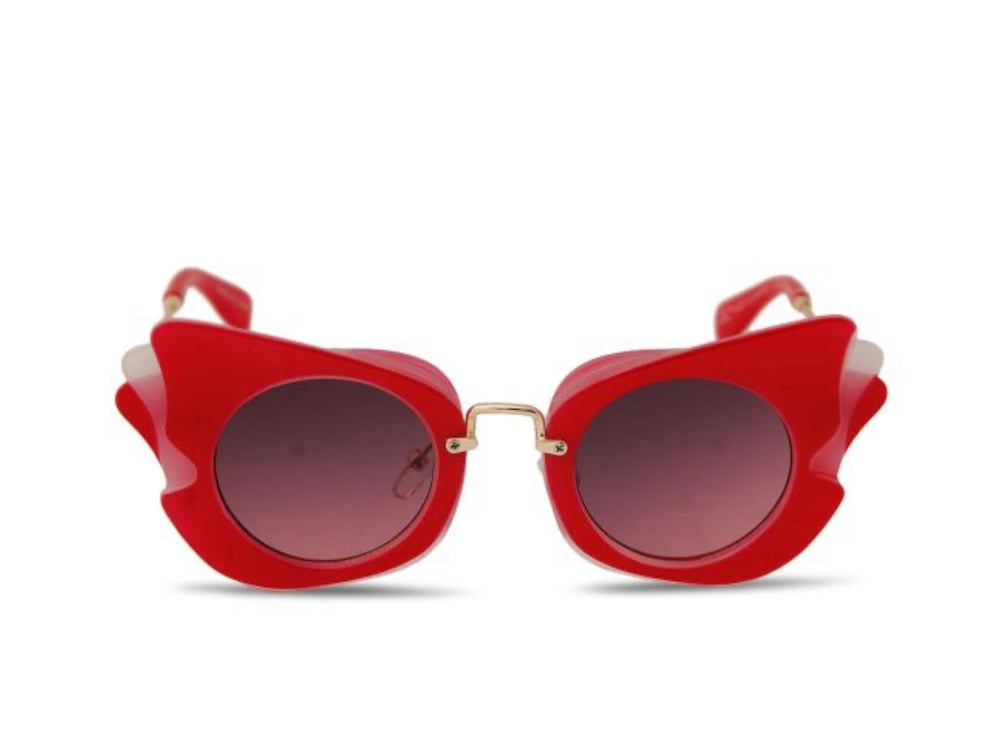Image of Wavy Cat Eye Sunglasses 🕶 