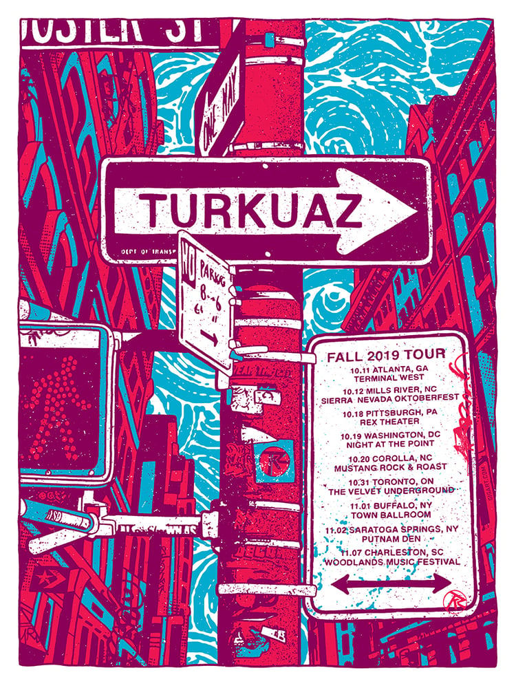 Image of Turkuaz Fall 2019 Tour Poster