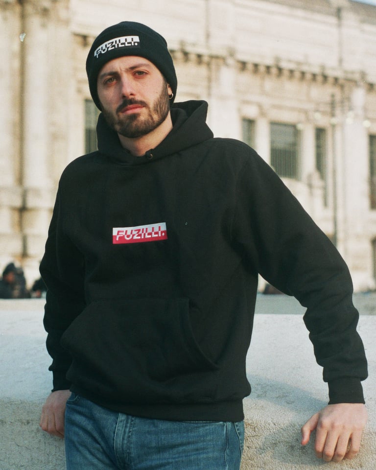 BOXLOGO BLACK HOODIE Image 2