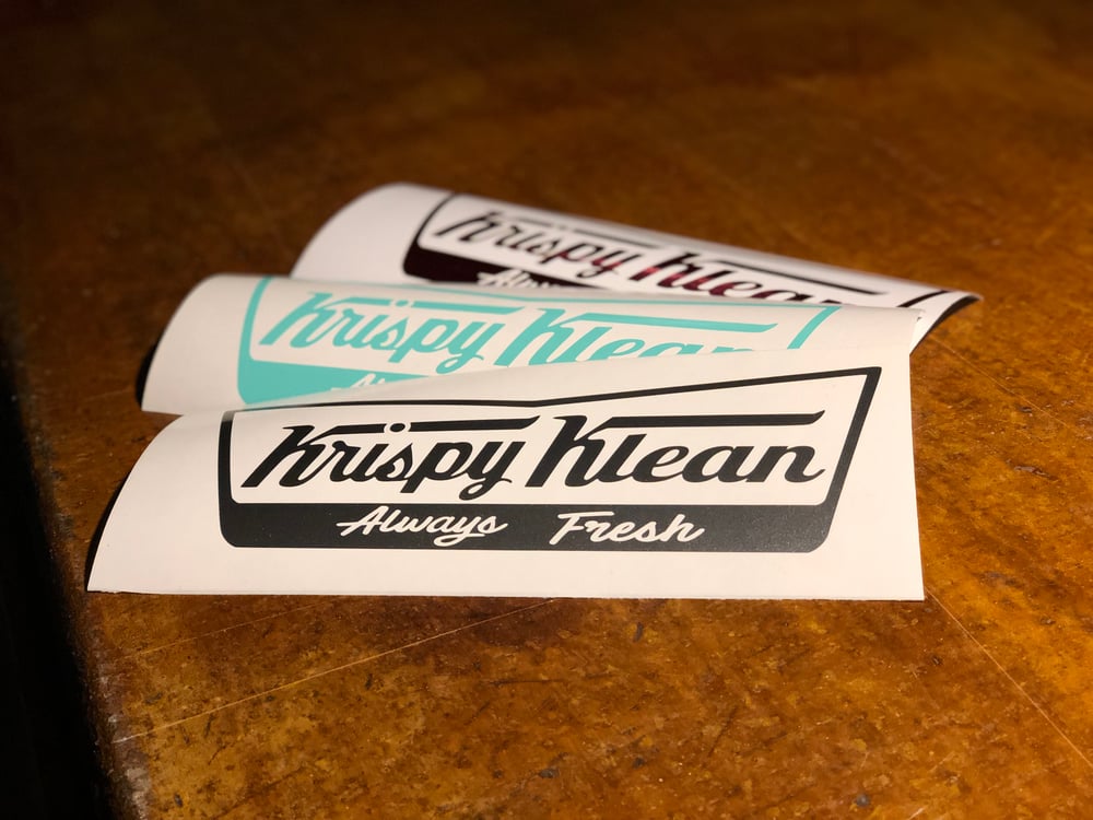 Image of 10” Krispy Klean decal 