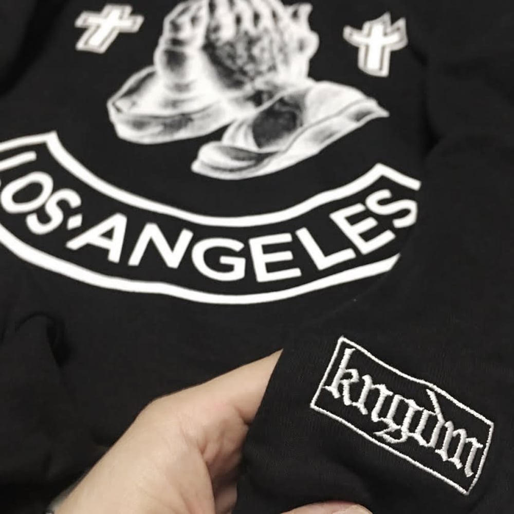 Image of Pray for Los Angeles (Crew neck sweater)