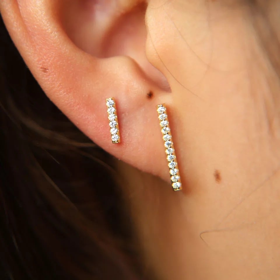 Image of Linear earrings 