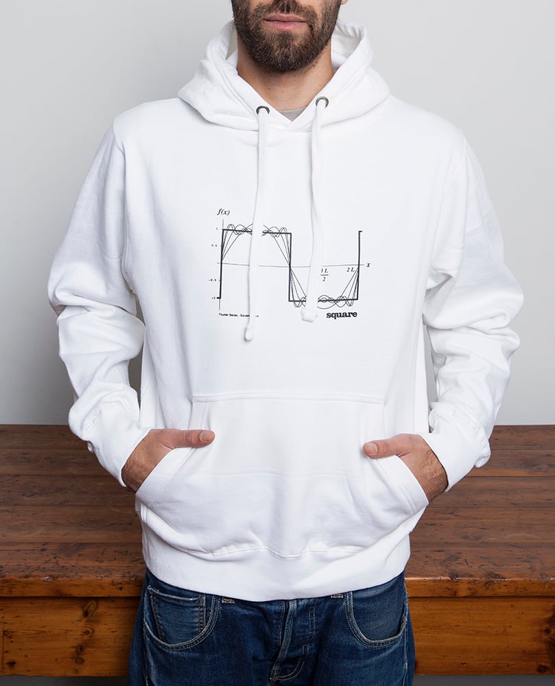 Image of Square hoodie (waveform)