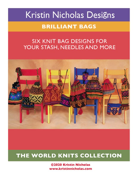 Image of Knit PDF - Brilliant Bags /World Knits Collection Download