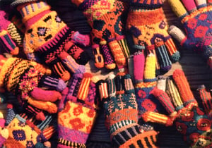 Image of Knit PDF - Outlandishly Happy Gloves/World Knits Collection Download
