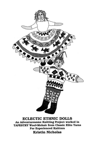 Image of Knit PDF - Eclectic Ethnic Dolls Download