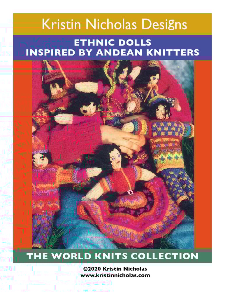 Image of Knit PDF - Eclectic Ethnic Dolls Download