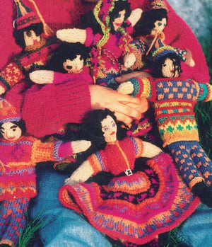 Image of Knit PDF - Eclectic Ethnic Dolls Download