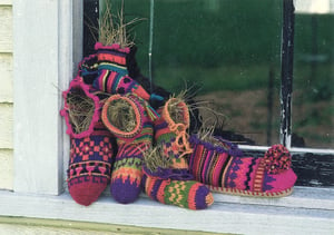 Image of Knit PDF - Magical Mocassins / World Knits Collection Download