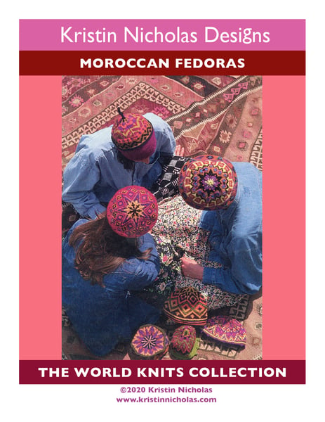 Image of Knit PDF - Moroccan Fedoras / World Knits Collection Download