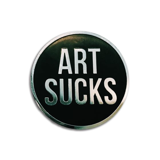 Image of ART SUCKS PIN