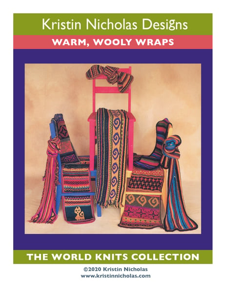 Image of Knit PDF - Warm, Wooly Wraps / World Knits Collection Download