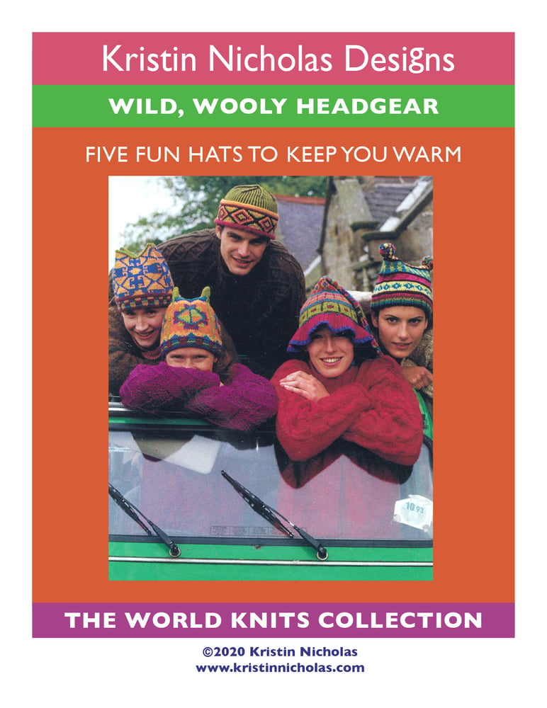 Image of Knit PDF - Wild, Wooly Headgear / World Knits Collection Download