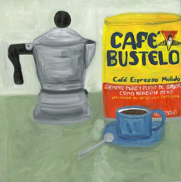 Image of Coffee Break. Limited edition print.