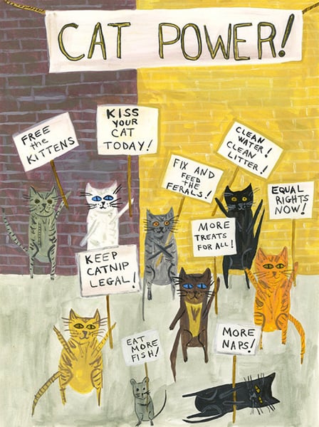 Image of Cat Power. Limited edition print.