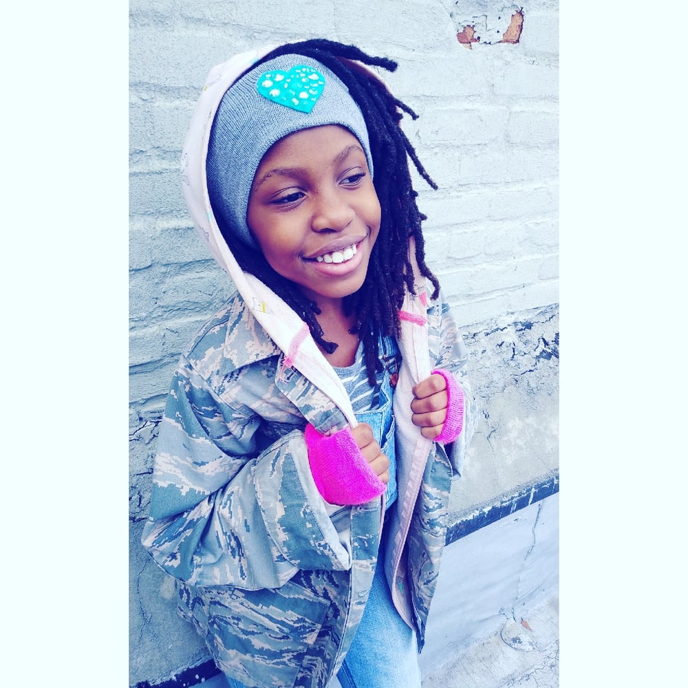 Image of Heart Ear Warmer Headband