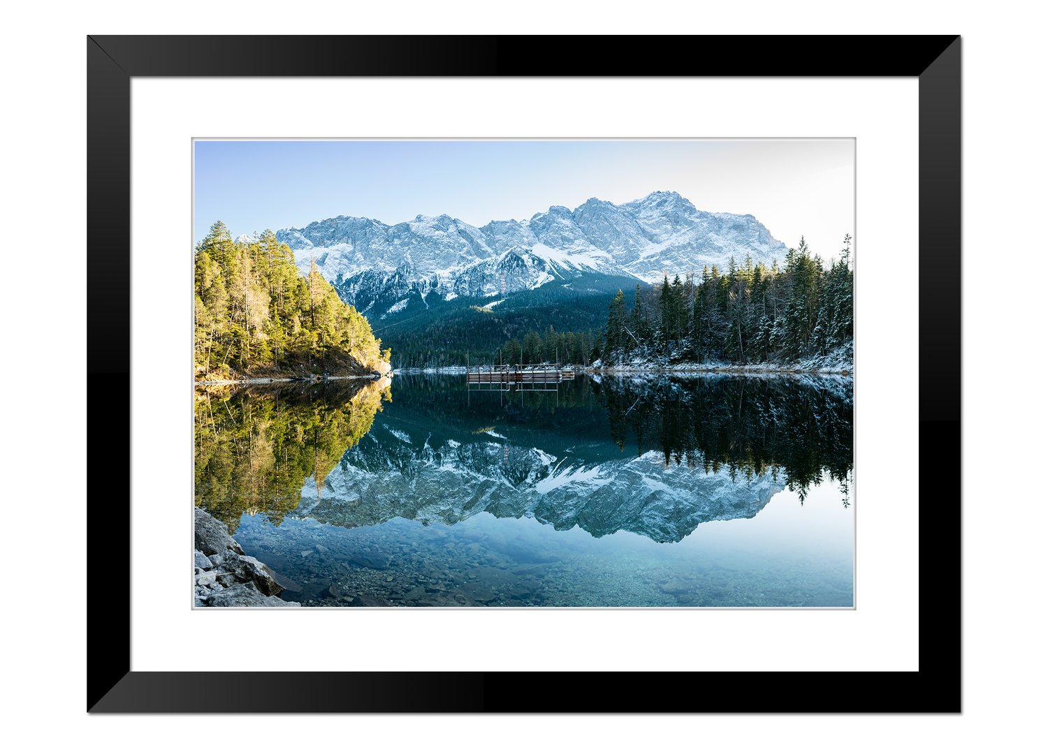 Image of WINTER REFLECTIONS AT LAKE EIBSEE