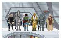 Image 2 of BOUNTY HUNTERS LINE UP ART PRINT