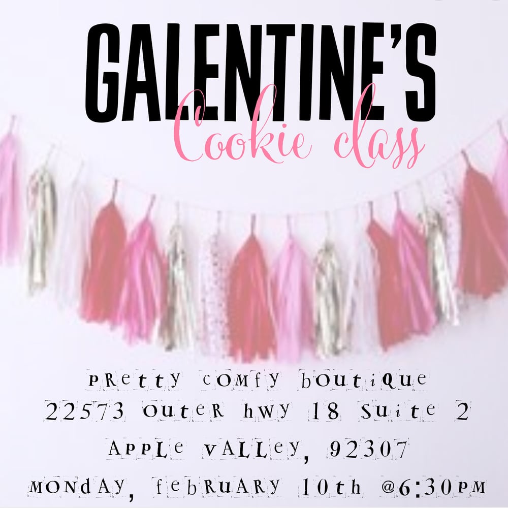 Image of Galentine’s Cookie Class
