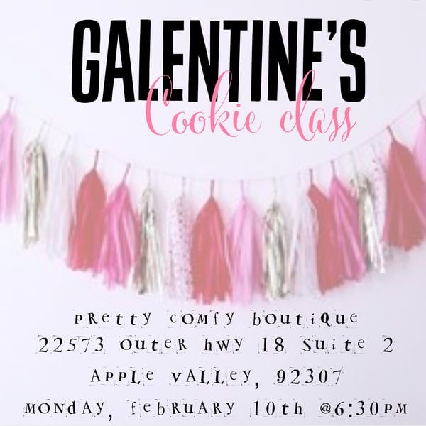 Image of Galentine’s Cookie Class