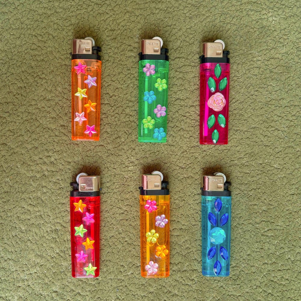 Image of bejeweled lighter