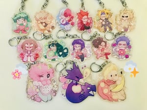Image of SALE bnha fruit charms (2in & 3in)