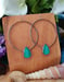 Image of Malachite Statement Hoops